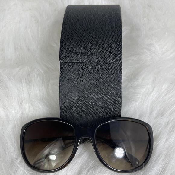 PRADA SUNGLASSES MADE IN ITALY SPR 070 HAVANA/BROWN